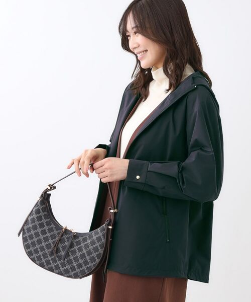 Reflect / リフレクト レザーブルゾン・ジャケット | 【ライトアウター／キレイ見え／気軽な羽織に◎】スポーティライトアウター | 詳細12