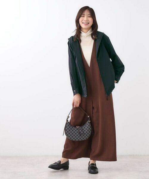 Reflect / リフレクト レザーブルゾン・ジャケット | 【ライトアウター／キレイ見え／気軽な羽織に◎】スポーティライトアウター | 詳細13