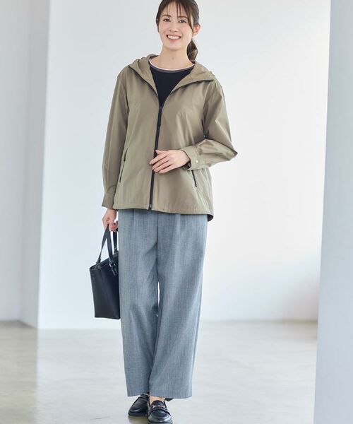 Reflect / リフレクト レザーブルゾン・ジャケット | 【ライトアウター／キレイ見え／気軽な羽織に◎】スポーティライトアウター | 詳細6