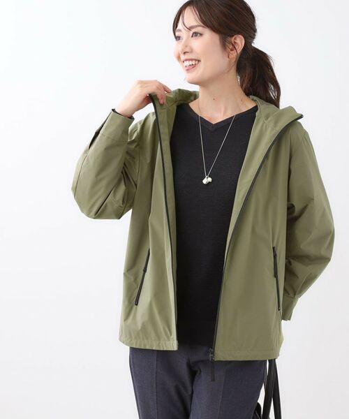 Reflect / リフレクト レザーブルゾン・ジャケット | 【ライトアウター／キレイ見え／気軽な羽織に◎】スポーティライトアウター | 詳細7