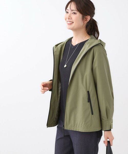 Reflect / リフレクト レザーブルゾン・ジャケット | 【ライトアウター／キレイ見え／気軽な羽織に◎】スポーティライトアウター | 詳細8