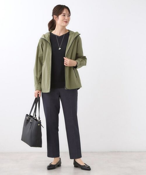 Reflect / リフレクト レザーブルゾン・ジャケット | 【ライトアウター／キレイ見え／気軽な羽織に◎】スポーティライトアウター | 詳細9