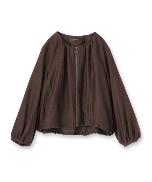 Reflect / リフレクト レザーブルゾン・ジャケット | 【ライトアウター／ゆったり羽織れる／気軽な羽織りに◎】ライトブルゾン | 詳細22