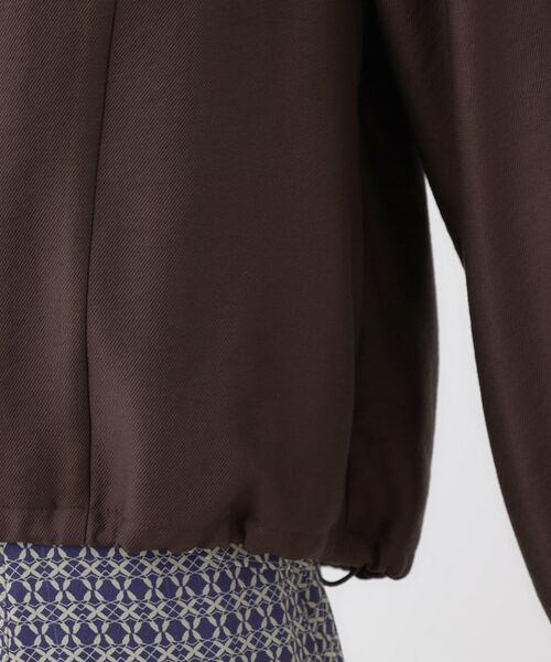 Reflect / リフレクト レザーブルゾン・ジャケット | 【ライトアウター／ゆったり羽織れる／気軽な羽織りに◎】ライトブルゾン | 詳細29