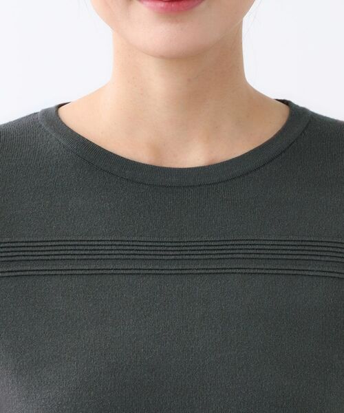 Reflect / リフレクト ロング・マキシ丈ワンピース | 【一枚で着映える◎／セットアップ可】ニット×タフタドッキングワンピース | 詳細22