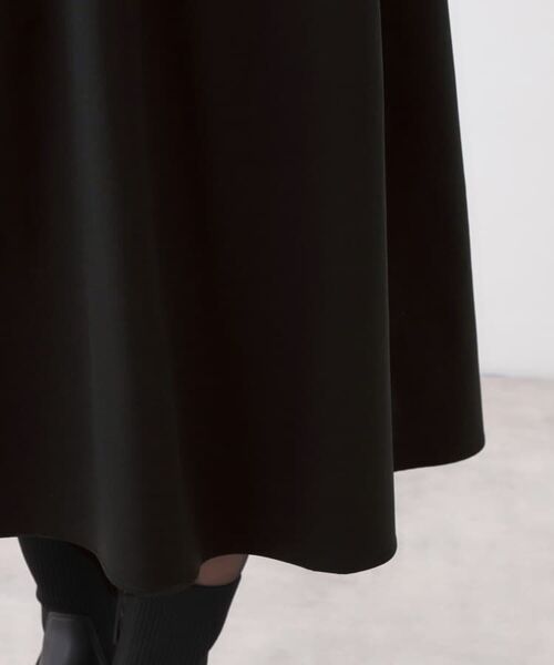 Reflect / リフレクト ロング・マキシ丈ワンピース | 【一枚で着映える◎／セットアップ可】ニット×タフタドッキングワンピース | 詳細24