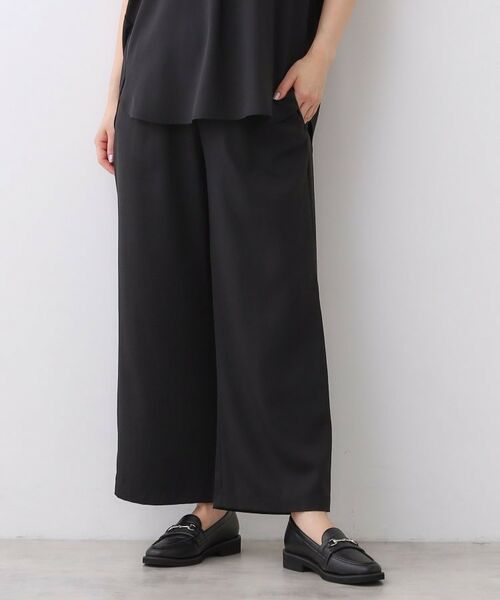 Reflect / リフレクト セットアップ | 【E‐QUALITY／ウエスト総ゴム／セットアップ／単品使いOK◎】ブラウス＋ストレートパンツセット | 詳細10