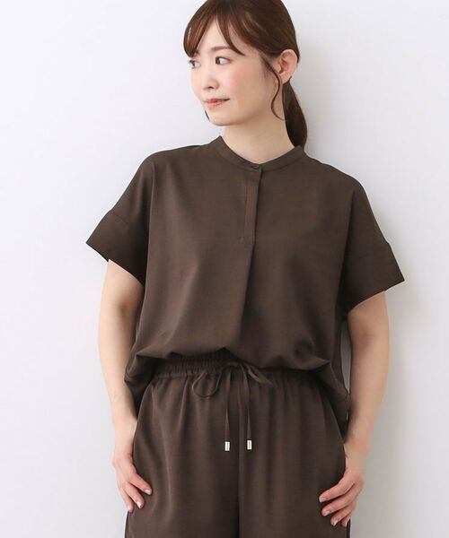 Reflect / リフレクト セットアップ | 【E‐QUALITY／ウエスト総ゴム／セットアップ／単品使いOK◎】ブラウス＋ストレートパンツセット | 詳細16