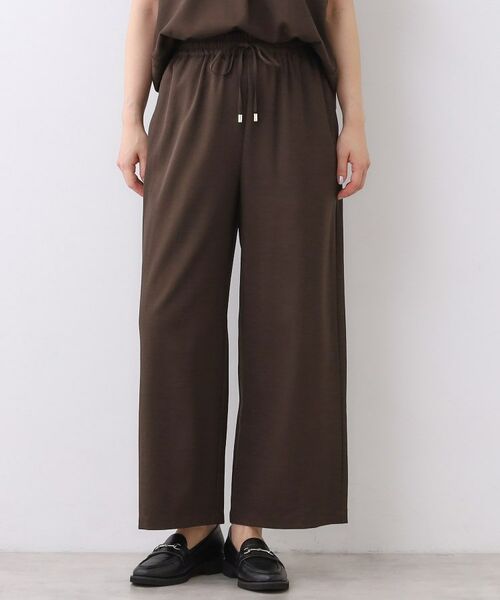 Reflect / リフレクト セットアップ | 【E‐QUALITY／ウエスト総ゴム／セットアップ／単品使いOK◎】ブラウス＋ストレートパンツセット | 詳細17