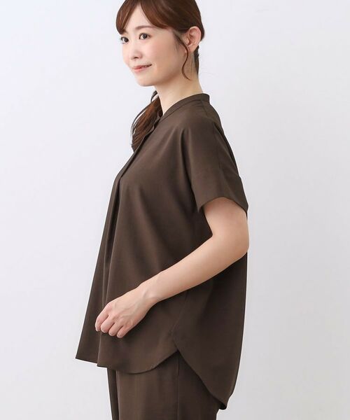 Reflect / リフレクト セットアップ | 【E‐QUALITY／ウエスト総ゴム／セットアップ／単品使いOK◎】ブラウス＋ストレートパンツセット | 詳細25