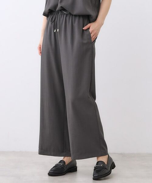 Reflect / リフレクト セットアップ | 【E‐QUALITY／ウエスト総ゴム／セットアップ／単品使いOK◎】ブラウス＋ストレートパンツセット | 詳細4