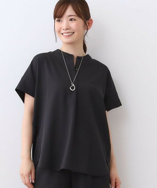 Reflect / リフレクト セットアップ | 【E‐QUALITY／ウエスト総ゴム／セットアップ／単品使いOK◎】ブラウス＋ストレートパンツセット | 詳細9