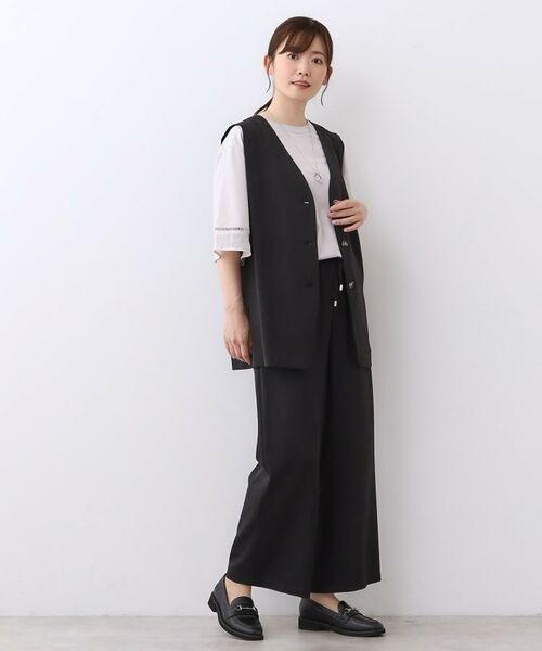 Reflect / リフレクト セットアップ | 【ウエスト総ゴム／セットアップ／単品使いOK◎】ベスト＋ストレートパンツセット | 詳細20