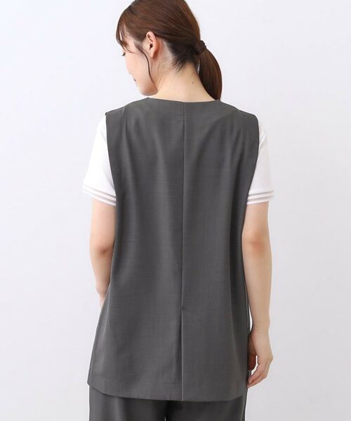 Reflect / リフレクト セットアップ | 【ウエスト総ゴム／セットアップ／単品使いOK◎】ベスト＋ストレートパンツセット | 詳細26