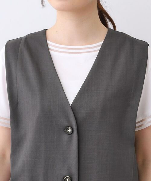 Reflect / リフレクト セットアップ | 【ウエスト総ゴム／セットアップ／単品使いOK◎】ベスト＋ストレートパンツセット | 詳細27