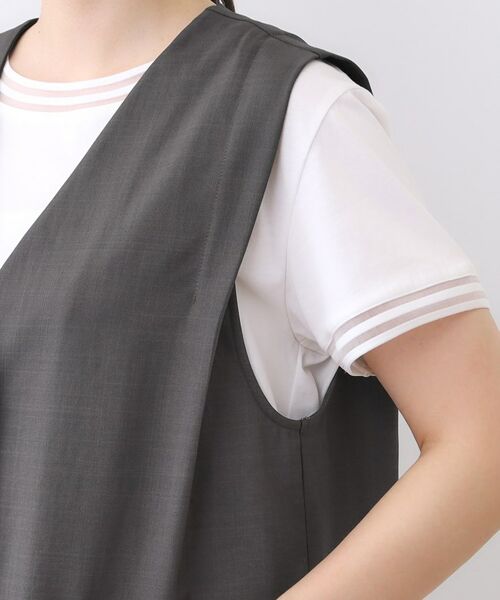 Reflect / リフレクト セットアップ | 【ウエスト総ゴム／セットアップ／単品使いOK◎】ベスト＋ストレートパンツセット | 詳細28