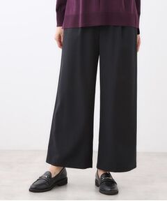 Reflect / リフレクト ショート・ハーフ・半端丈パンツ | 【すっきりシルエット】ワイドクロップドパンツ