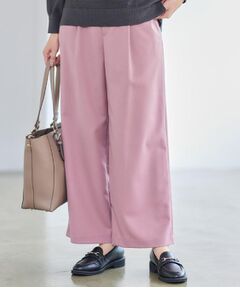 Reflect / リフレクト ショート・ハーフ・半端丈パンツ | 【すっきりシルエット】ワイドクロップドパンツ