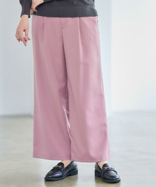 Reflect / リフレクト ショート・ハーフ・半端丈パンツ | 【すっきりシルエット】ワイドクロップドパンツ | 詳細10