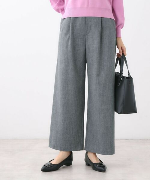 Reflect / リフレクト ショート・ハーフ・半端丈パンツ | 【すっきりシルエット】ワイドクロップドパンツ | 詳細13