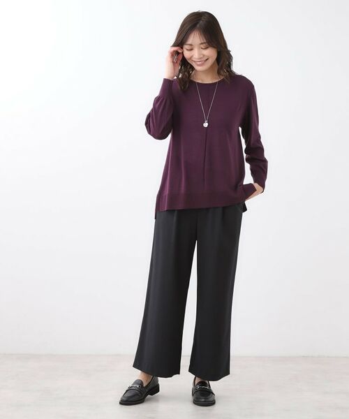 Reflect / リフレクト ショート・ハーフ・半端丈パンツ | 【すっきりシルエット】ワイドクロップドパンツ | 詳細15