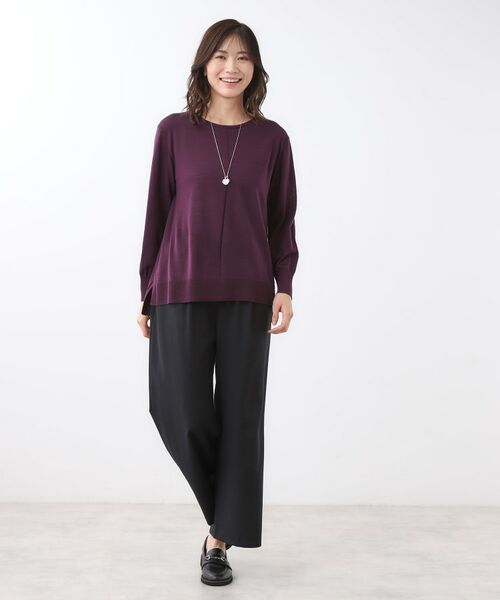 Reflect / リフレクト ショート・ハーフ・半端丈パンツ | 【すっきりシルエット】ワイドクロップドパンツ | 詳細16