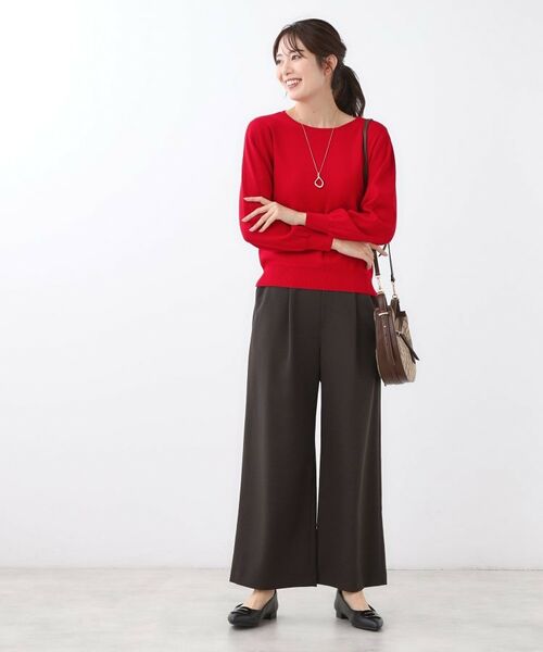 Reflect / リフレクト ショート・ハーフ・半端丈パンツ | 【すっきりシルエット】ワイドクロップドパンツ | 詳細20