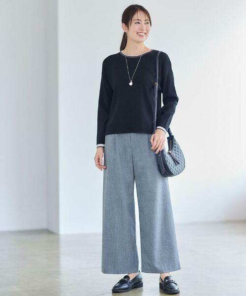 Reflect / リフレクト ショート・ハーフ・半端丈パンツ | 【すっきりシルエット】ワイドクロップドパンツ | 詳細3