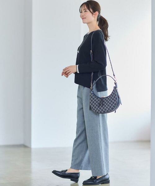 Reflect / リフレクト ショート・ハーフ・半端丈パンツ | 【すっきりシルエット】ワイドクロップドパンツ | 詳細4