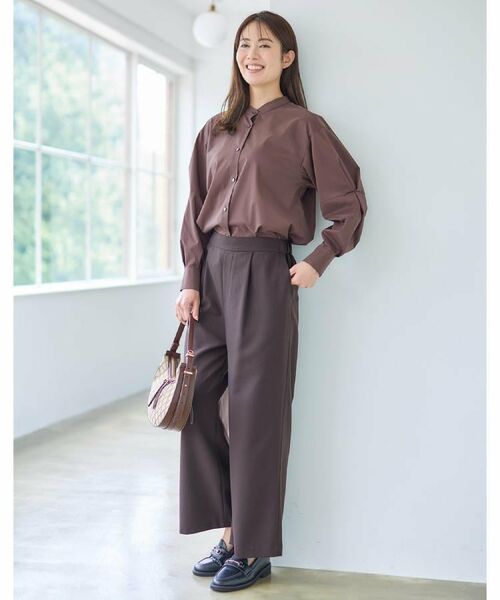 Reflect / リフレクト ショート・ハーフ・半端丈パンツ | 【すっきりシルエット】ワイドクロップドパンツ | 詳細6