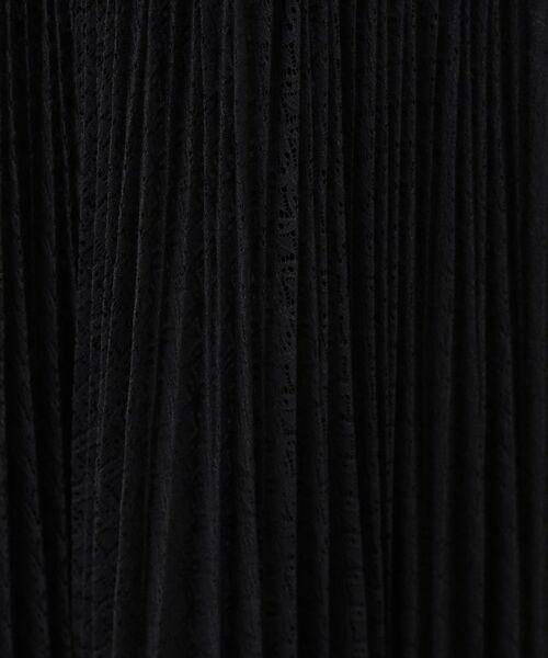 Reflect / リフレクト ロング・マキシ丈スカート | 【イージーケア】サークルダイヤ柄レースプリーツスカート | 詳細12