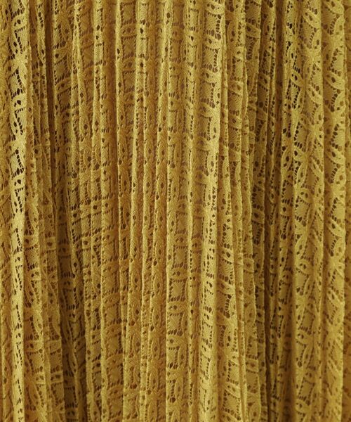 Reflect / リフレクト ロング・マキシ丈スカート | 【イージーケア】サークルダイヤ柄レースプリーツスカート | 詳細16