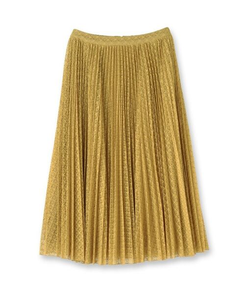 Reflect / リフレクト ロング・マキシ丈スカート | 【イージーケア】サークルダイヤ柄レースプリーツスカート | 詳細17