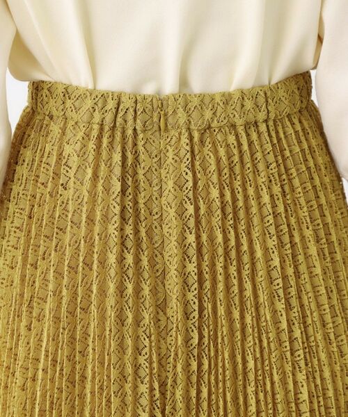 Reflect / リフレクト ロング・マキシ丈スカート | 【イージーケア】サークルダイヤ柄レースプリーツスカート | 詳細22