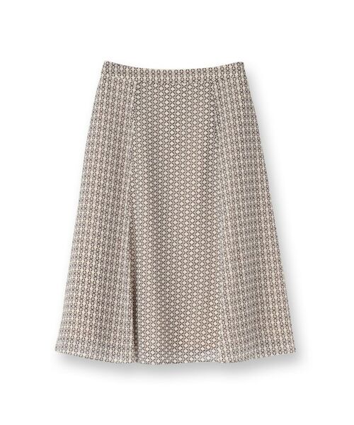 Reflect / リフレクト スカート | 【きちんと見え/セットアップ可/通勤におすすめ◎】フレアプリントスカート | 詳細17