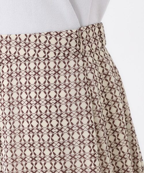 Reflect / リフレクト スカート | 【きちんと見え/セットアップ可/通勤におすすめ◎】フレアプリントスカート | 詳細23