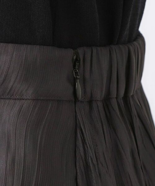 Reflect / リフレクト ロング・マキシ丈スカート | 【秋映え／華やかな揺れ感】ワッシャー加工タックフレアロングスカート | 詳細15