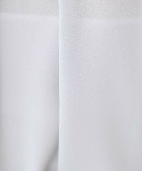 Reflect / リフレクト シャツ・ブラウス | 【配色ボウタイ付き】八分袖ジョーゼットブラウス | 詳細10