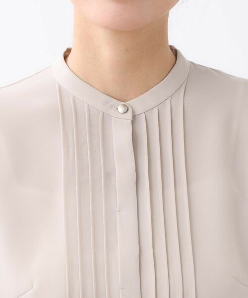 Reflect / リフレクト シャツ・ブラウス | 【配色ボウタイ付き】八分袖ジョーゼットブラウス | 詳細21