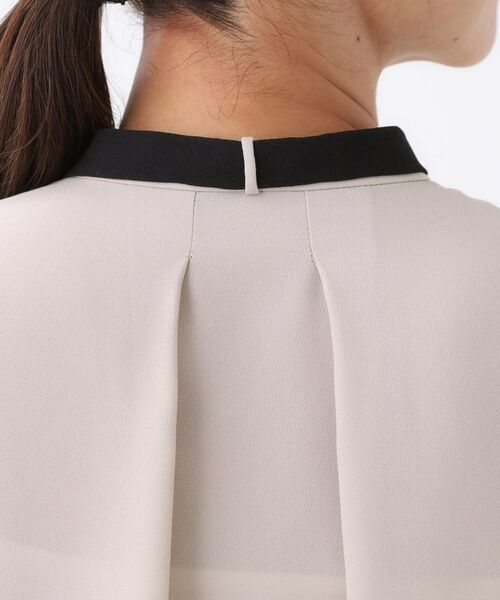 Reflect / リフレクト シャツ・ブラウス | 【配色ボウタイ付き】八分袖ジョーゼットブラウス | 詳細22
