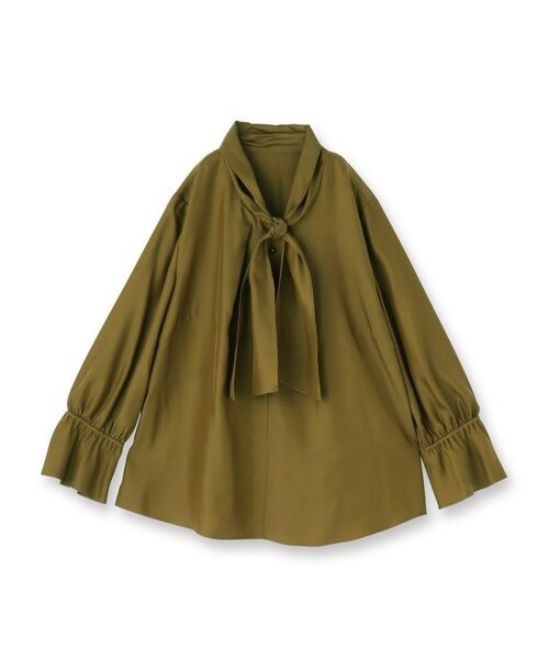 Reflect / リフレクト シャツ・ブラウス | 【キレイめスタイル/通勤におすすめ◎】ボウタイシャンブレーカラーブラウス | 詳細13