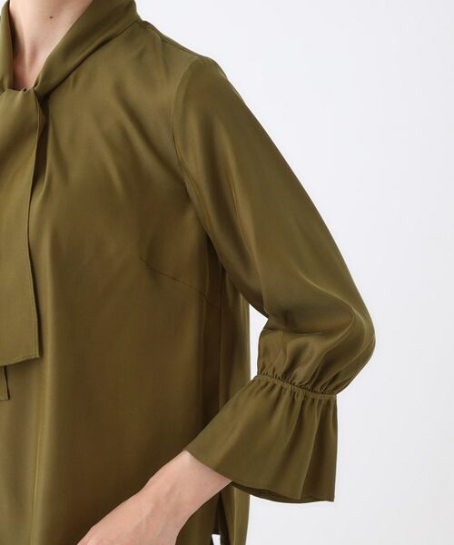 Reflect / リフレクト シャツ・ブラウス | 【キレイめスタイル/通勤におすすめ◎】ボウタイシャンブレーカラーブラウス | 詳細19