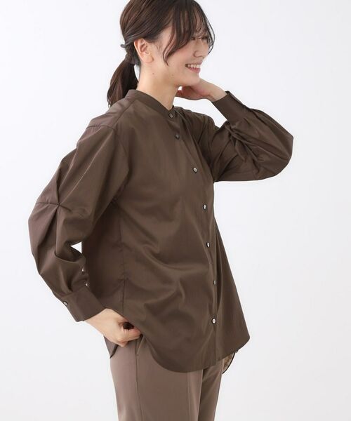 Reflect / リフレクト シャツ・ブラウス | 【さらっと一枚で決まる/重ね着にもおすすめ◎】タックスリーブシャツブラウス | 詳細12