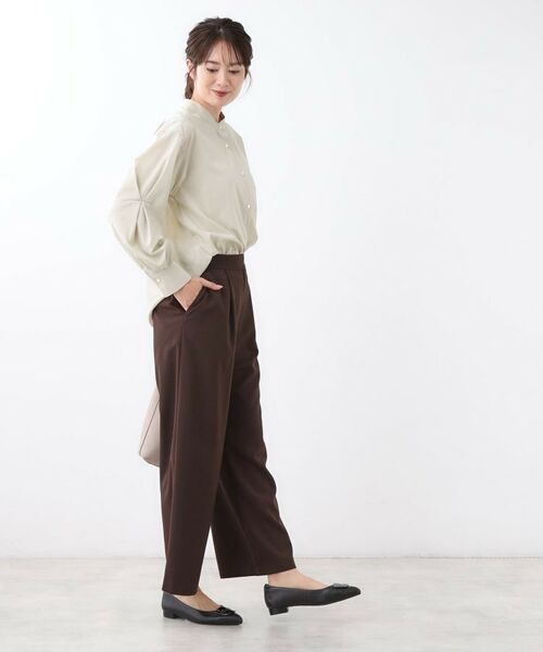 Reflect / リフレクト シャツ・ブラウス | 【さらっと一枚で決まる/重ね着にもおすすめ◎】タックスリーブシャツブラウス | 詳細17