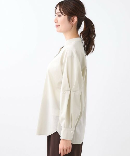 Reflect / リフレクト シャツ・ブラウス | 【さらっと一枚で決まる/重ね着にもおすすめ◎】タックスリーブシャツブラウス | 詳細25