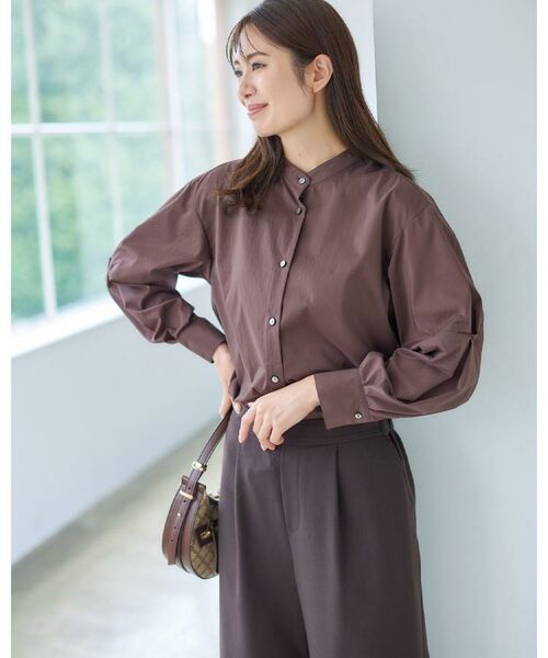 Reflect / リフレクト シャツ・ブラウス | 【さらっと一枚で決まる/重ね着にもおすすめ◎】タックスリーブシャツブラウス | 詳細30