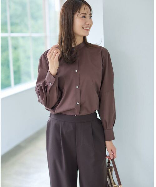 Reflect / リフレクト シャツ・ブラウス | 【さらっと一枚で決まる/重ね着にもおすすめ◎】タックスリーブシャツブラウス | 詳細5