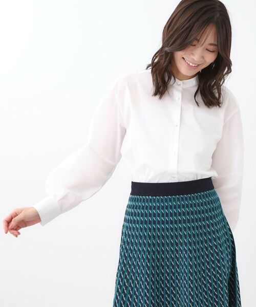 Reflect / リフレクト シャツ・ブラウス | 【さらっと一枚で決まる/重ね着にもおすすめ◎】タックスリーブシャツブラウス | 詳細8