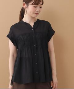 Reflect / リフレクト シャツ・ブラウス | 【二の腕さりげなくカバー】シャーリングブラウス