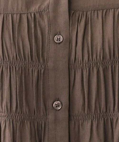 Reflect / リフレクト シャツ・ブラウス | 【二の腕さりげなくカバー】シャーリングブラウス | 詳細12